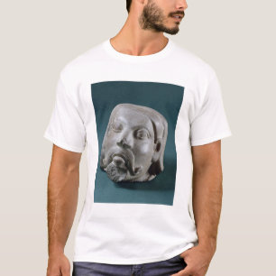 T-shirt Tête polie de grès d'un étranger, Sarnath, 3èm