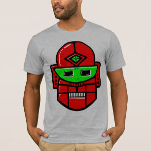 T-shirt Tête robotique rétro - Customisée