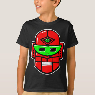 T-shirt Tête robotique rétro - Customisée