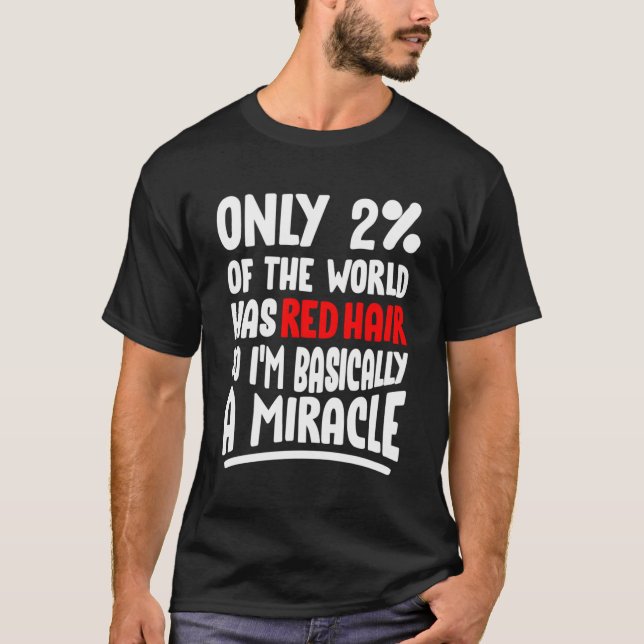 T-shirt Tête rouge - Fierté de gingembre Tête rouge (Devant)