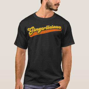 T-shirt Tête rouge Gingerlicious Vintage Retro Premium 