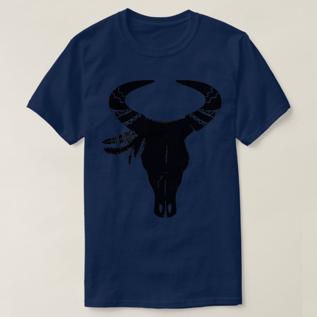 T-shirt tête sr amérindienne (Design devant)