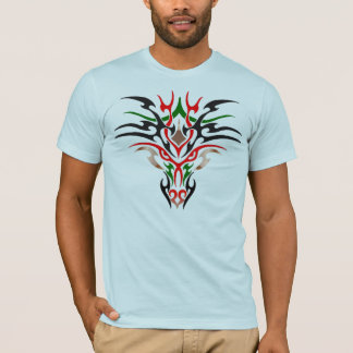 T-shirt tête tribale de dragon