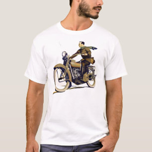 T-shirt Tête Vintage moto Hikingduck
