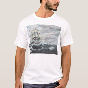 T-shirt Têtes de constitution d'USS pour S.M. frégate
