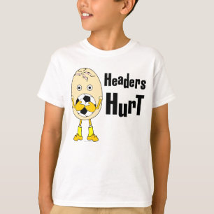 T-shirt Têtes de football blessées