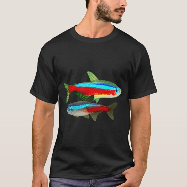 T-shirt Tetra Neon Tetra Aquarium Fish Tank (Devant)