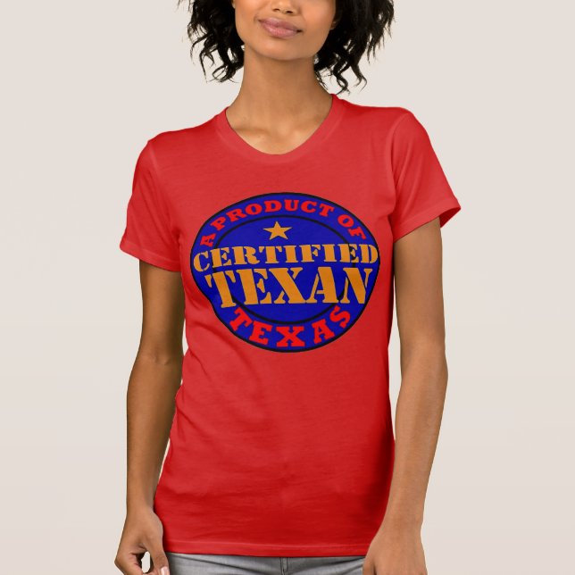 T-SHIRT TEXAN CERTIFIÉ (Devant)