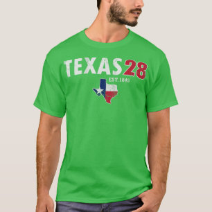 T-shirt Texas 28th State 1845 Texan Vintage