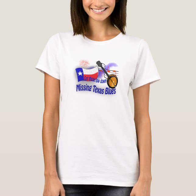 T-shirt Texas Blues (Devant)