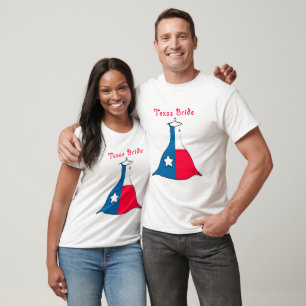 T-shirt Texas Bride