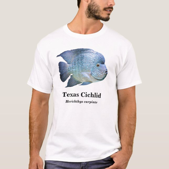 T-shirt Texas Cichlid , Herichthys carpintis (Devant)