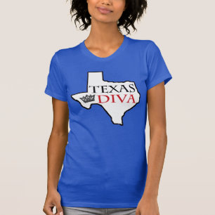 T-shirt Texas Diva - G.R.I.T. - Filles Élevées Au Texas T-