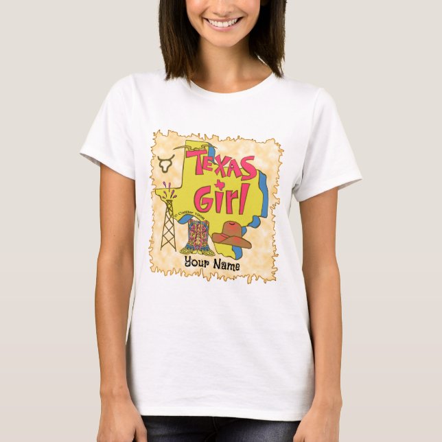 T-shirt Texas Girl (Devant)