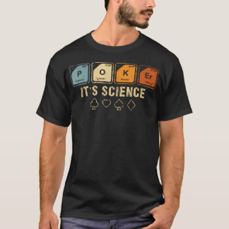 T-shirt Texas Holdem Poker C'est De La Science Drôle Joueu