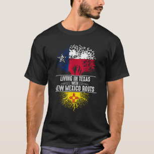 T-shirt Texas Home New Mexico Roots State Tree Flag Love G