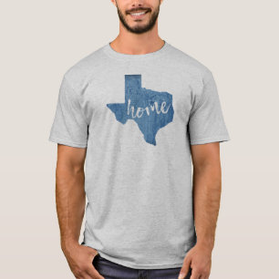 T-shirt Texas Home Wood Grain