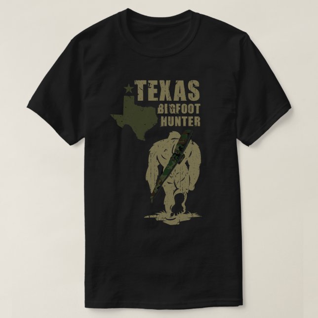 T-shirt Texas Hunter Retro Vintage (Design devant)