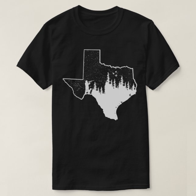 T-shirt Texas Hunting Duck Gifts (Design devant)