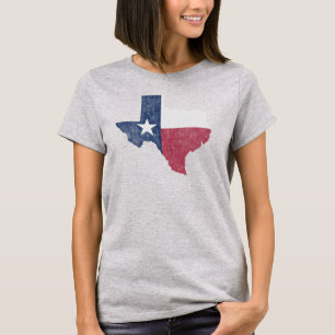 T-shirt Texas Lone Star Vintage désorganisé