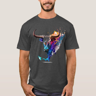 T-shirt Texas Longhorn Bull 1