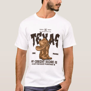 T-shirt Texas : mon score de crédit est