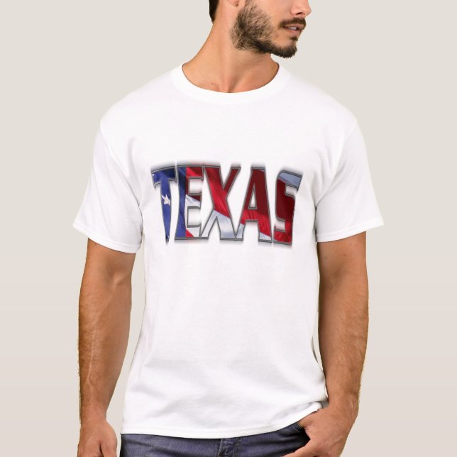 T-shirt Texas patriotique (Devant)