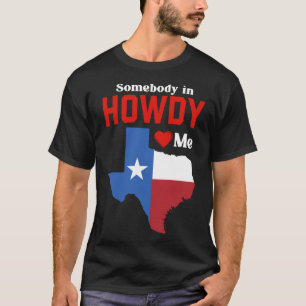 T-shirt Texas Pour Lui Texan TX Dallas Howdy Longhorn