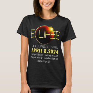 T-shirt Texas Solar Eclipse 2024 Solar Eclipse Funny Texas