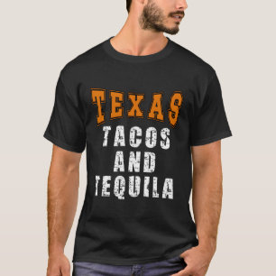 T-shirt Texas Tacos Et Tequila Pour Les Texans