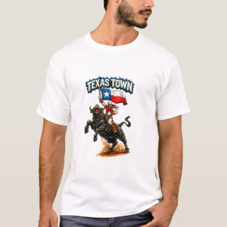 T-shirt Texas Town Rodeo Shirt