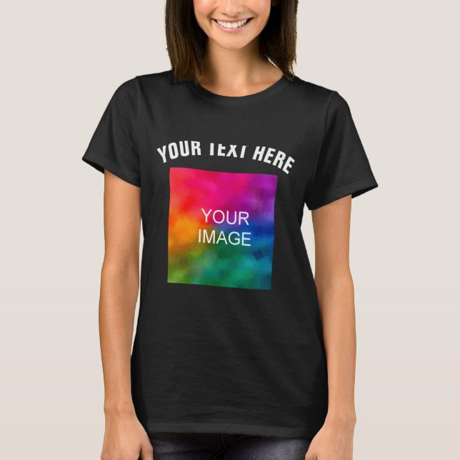 T-shirt Text Upload Photo Template Boys Kids Modern _1  (Devant)