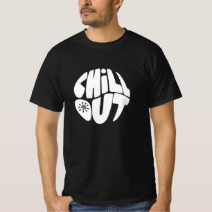 T-shirt Texte à la main en forme de boule