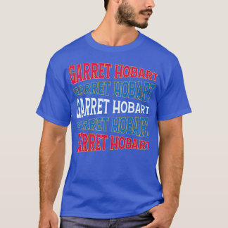 T-SHIRT TEXTE ART USA GARRET HOBART