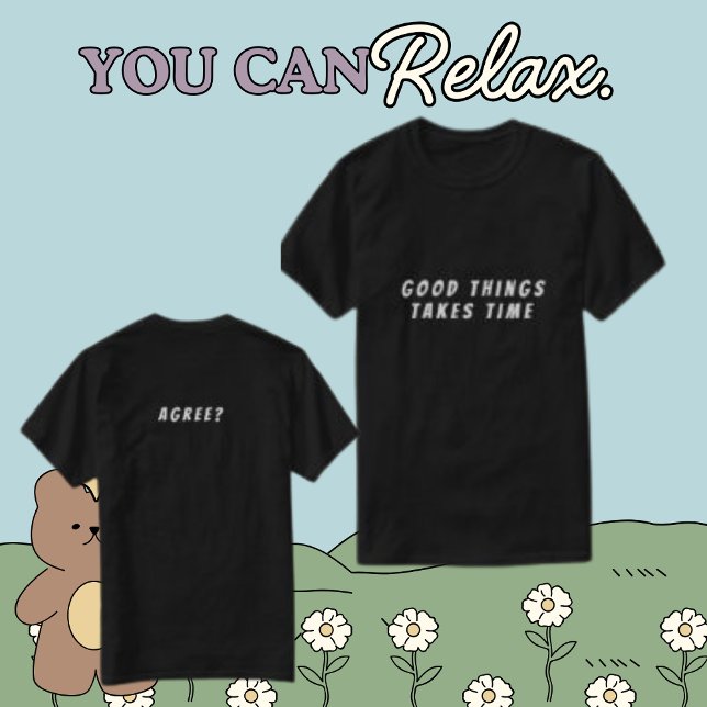 T-shirt Texte avant et arrière Personnalisé Hommes (Créateur téléchargé)
