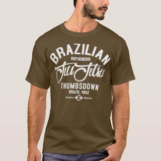 T-shirt Texte blanc du Jiu Jitsu