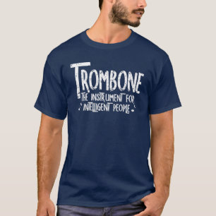 T-shirt Texte brut Trombone intelligent