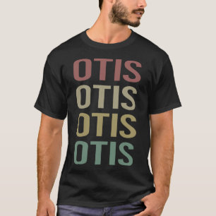 T-shirt Texte coloré Art - Nom Otis