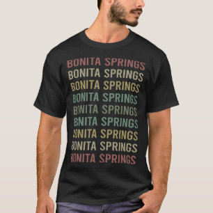 T-shirt Texte coloré Bonita Springs