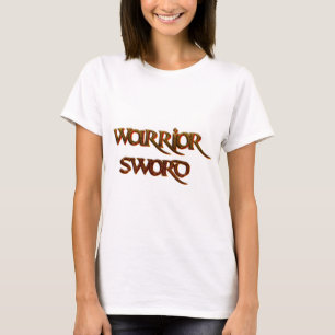 T-shirt Texte cool - Épée guerrière