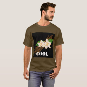 T-shirt Texte Cool personnalisé Couleur Brown Basique Homm