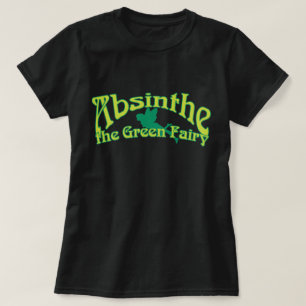 T-shirt Texte d'absinthe la fée verte