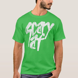 T-shirt Texte de look vintage effrayant