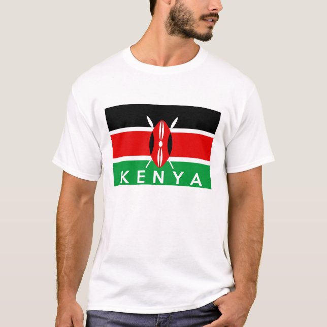 T-shirt texte de nom de symbole de drapeau de pays du (Devant)
