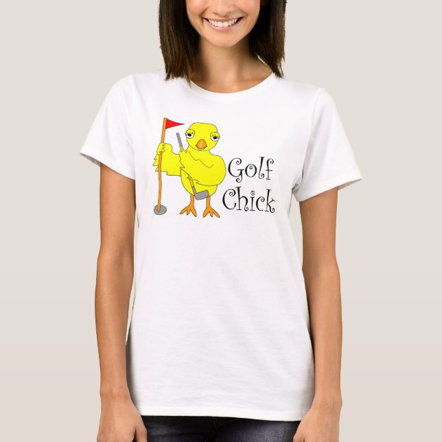T-shirt Texte de sélection de golf (Devant)