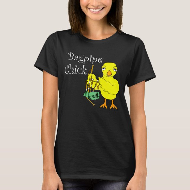 T-shirt Texte de sélection de tuyau (Devant)