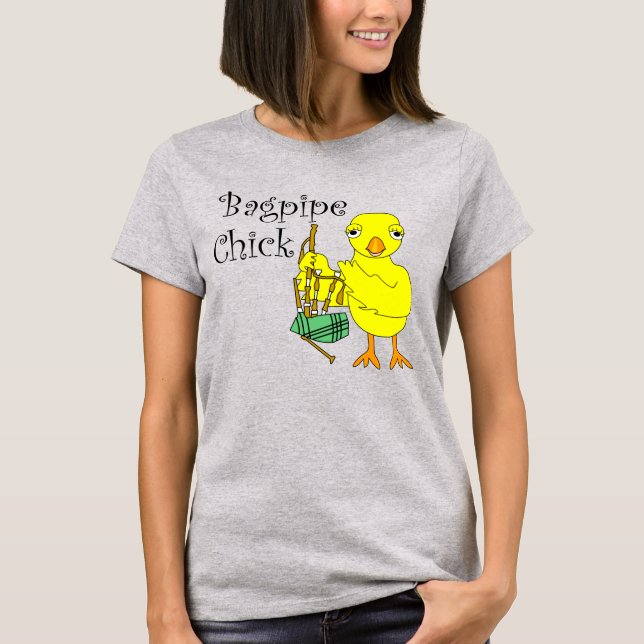 T-shirt Texte de sélection de tuyau (Devant)