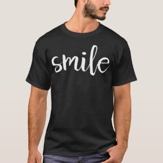 T-shirt Texte du sourire