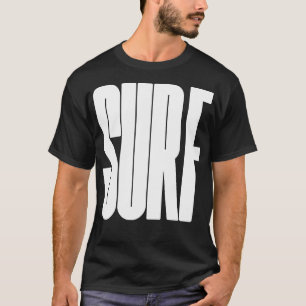 T-shirt Texte en gras surf