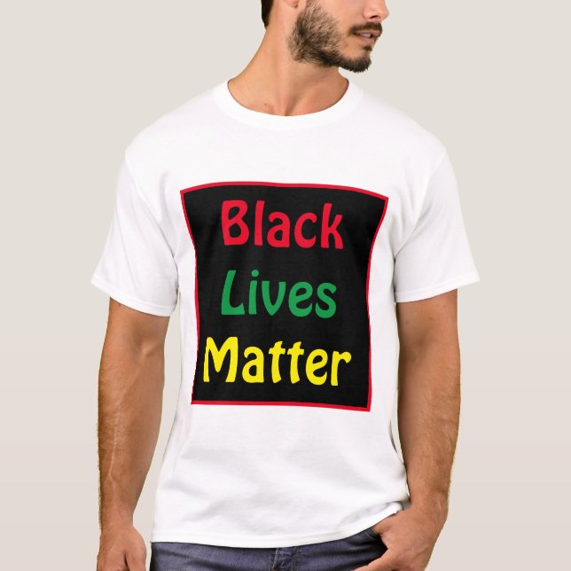 T-shirt Texte gras de Black Lives Matt (Devant)